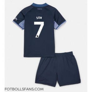 Tottenham Hotspur Son Heung-min #7 Replika Bortatröja Barn 2023-24 Kortärmad (+ Korta byxor)